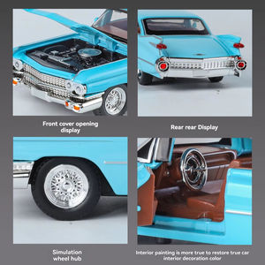 Hợp Kim 1:32 Diecast Cadillac Eldorado mô hình âm thanh ánh sáng pullback kim loại đồ chơi với mở cửa cho màn hình hiển thị hoặc bộ sưu tập - Product Image 3