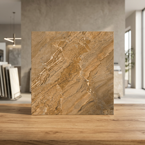 Dyna Azul Nano Polished Porcelain Floor Tiles 600x600mm Glossy GVT Marble Look - Product Image 4