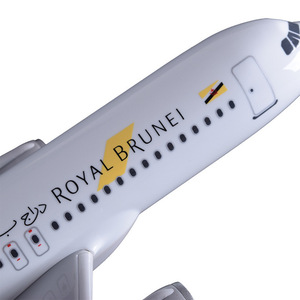 Airbus A320 personnalisé Royal Brunei Airlines 37cm modèle <span class=keywords><strong>d</strong></span>'avion en résine vente directe <span class=keywords><strong>d</strong></span>'usine - Product Image 4