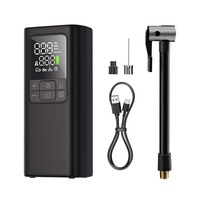 Cordless Car Tire Inflator Pump with Auto Shut-Off Fast Inflation Digital Pressure Gauge for Car/Bike/Inflatables ABS Material