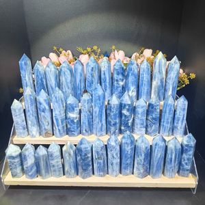 Prezzo all'ingrosso vendita calda di cristallo artigianale cyanite punto di scultura di energia di guarigione di pietra per i regali desiderati dalle <span class=keywords><strong>voglie</strong></span> - Product Image 1