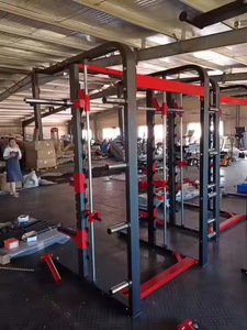Máquina <span class=keywords><strong>Smith</strong></span> de Alta Calidad, Multifuncional, para Sentadillas y Entrenamiento de Fuerza, con Cable, 3D, Half Rack - Product Image 2