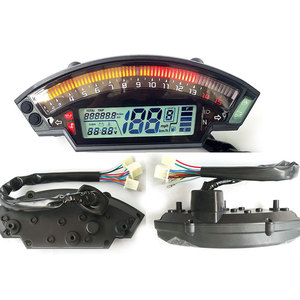 Pantalla LCD <span class=keywords><strong>para</strong></span> Motocicleta, Tablero <span class=keywords><strong>de</strong></span> Instrumentos <span class=keywords><strong>de</strong></span> <span class=keywords><strong>6</strong></span> <span class=keywords><strong>Velocidades</strong></span>, Odómetro Universal Multicolor, Velocímetro, Tacómetro - Product Image 1