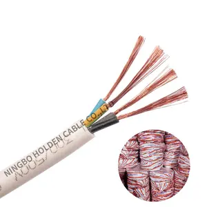 Cable eléctrico multiconductor de 300/500V, Cable eléctrico Rvv flexible suave de 4mm y 6mm