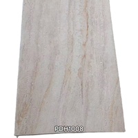 Panel Dinding Batu Fleksibel Anti-bakteri MCM Lembaran Travertine Imitasi Lembut Tahan Api Tahan Air untuk Interior Rumah Sakit Klinik