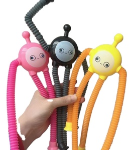 Rompecabezas de estiramiento de huevo de tubo telescópico Unisex, juguete clásico de descompresión, luz mutante para niños de 5 a 7 años, hecho de plástico - Product Image 2
