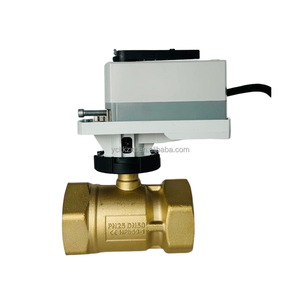 <span class=keywords><strong>Vanne</strong></span> à boisseau sphérique électrique à trois voies en laiton <span class=keywords><strong>SIEMENS</strong></span>, type T, 220V 24V, IP54, étanche, interrupteur électrique, OEM personnalisé, PN25/PN40, média aqueux - Product Image 2