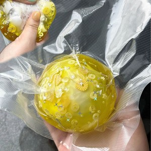 Juguete antiestrés de cera artesanal DIY, <span class=keywords><strong>bola</strong></span> blanda de cera con textura crujiente, juguete antiestrés transparente con forma de concha marina o sandía, juguete sensorial para apretar. - Product Image 2