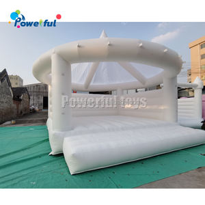 Castello <span class=keywords><strong>gonfiabile</strong></span> <span class=keywords><strong>tutto</strong></span> bianco <span class=keywords><strong>gonfiabile</strong></span> della decorazione di nozze della casa di rimbalzo di dimensione adulta - Product Image 4