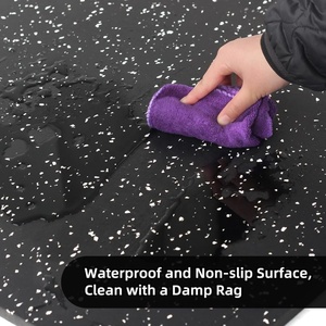 Tatami de Karate para Gimnasio en Casa, Espuma EVA de Alta Densidad, Acolchado Antiestático, Plegable, Lavable, Losetas de Ejercicio Encajables - Product Image 3
