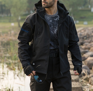 Nuova Giacca <span class=keywords><strong>Softshell</strong></span> da <span class=keywords><strong>Uomo</strong></span> Impermeabile da Esterno alla Moda - Product Image 5