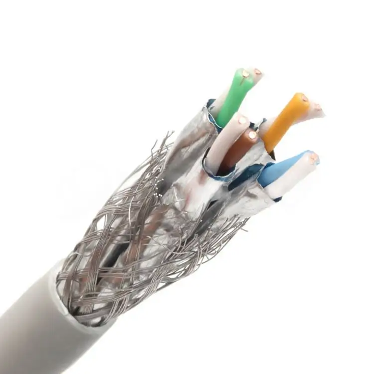 Cam Bo Serie H-FR Lijn 22awg Cat8 Sstp Ethernet Kabel 1000ft 100% Koper Kale/Bc Pass Fulke Cat 8 Ethernet Kabel