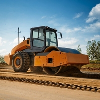 Compacteur vibrant CLG6618E de 18 tonnes à double fréquence 28-33 Hz, équipement de construction routière, directement de l'usine