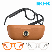 Gafas Inteligentes con IA y Cámara, Auriculares Inalámbricos BT de Oreja Abierta, Traductor en Tiempo Real, Asistente de Voz para Viajes