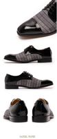 Chaussures habillées pour hommes en cuir verni à lacets, antidérapantes, style britannique, pour affaires, type Oxford