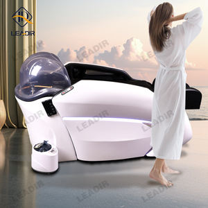Friseursalon Haarwasch-Elektrischer Shampoo-Stuhl mit Wasserzirkulation Ganzkörper-<span class=keywords><strong>Massage</strong></span> Kopf-Spa Shampoo-Liege - Product Image 4