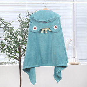 Serviette de <span class=keywords><strong>bain</strong></span> et <span class=keywords><strong>peignoir</strong></span> en fibre de corail épaisse pour enfants - Product Image 5