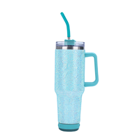 GZYSL Speaker 40oz terbaru Tumbler berlian imitasi 20oz Speaker Bluetooth lapisan bubuk Tumbler sublimasi botol air nirkabel