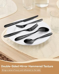 Serpent manche carré 430 acier inoxydable vaisselle ensemble couteau fourchette cuillère miroir polonais pour hôtels Western Steak Dessert cuillère - Product Image 5