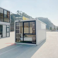 OEM 20 pieds 40 pieds prix raisonnable maison préfabriquée en conteneur d'habitation villa de luxe pack plat maison cabine mobile avec salle de bain