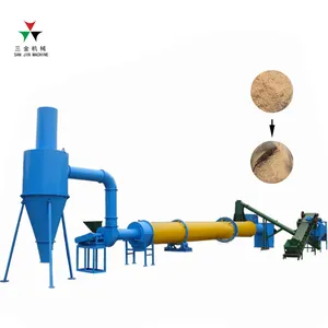 नई गर्म बिक्री औद्योगिक सिलिका रेत लकड़ी का बुरादा चावल भूसी अपशिष्ट कॉफी भूसी ईट बनाने के लिए रोटरी ड्रम ड्रायर मशीन