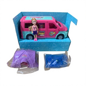 2026 New Toys Products Pretend Play Set for Girls Colorful <strong>Camper</strong> <strong>Van</strong> RV Furniture Accessories DIY Outdoor <strong>Doll</strong> Toy - Product Image 2