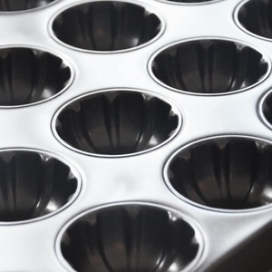 Moule à gâteau rond en acier au carbone en forme <span class=keywords><strong>de</strong></span> citrouille, antiadhésif, à rainures, pour la cuisson des beignets - Product Image 3