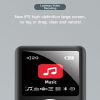 Lecteur multimédia portable MP3 MP4 MP5 FLAC pour étudiants avec prise en charge des livres électroniques, audio externe et écran (<2 pouces), autonomie de la batterie <10 heures