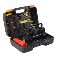 Combinaison Auto Mini compresseur d'air pompe électrique gonfleur de pneu pompe électrique pneu Air gonfleur voiture outils ensemble
