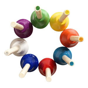 2024 Jingying Music <span class=keywords><strong>Orff</strong></span> Campana de lección para niños, Venta al por mayor <span class=keywords><strong>Orff</strong></span> Jingle Bells 8PCS Colores Campanas de mano - Product Image 1