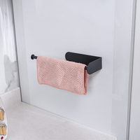 Kunden spezifischer Küchen tuch halter Mattschwarzes Gewebe rollen regal Starke magnetische Papierrollen halter