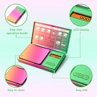 Balance de poche professionnelle 200g 0,01g, balance numérique électronique précise pour bijoux avec poids d'étalonnage 50g 0,001g