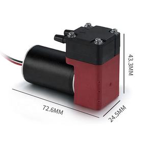 चिकित्सा प्रयोगशाला 24 वी मिनी पोर्टेबल मूक वायु नमूना कंप्रेसर पंप तेल मुक्त मिनी एयर पंप 12 वी डीसी वैक्यूम डायाफ्राम - Product Image 1