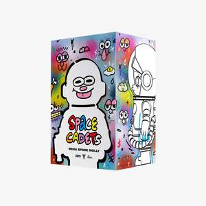 POPMART MEGA <span class=keywords><strong>SPACE</strong></span> MOLLY 400% JON BURGERMAN ซีรีส์นักบินอวกาศ ฟิกเกอร์พีวีซี กล่องสุ่ม ตุ๊กตาลึกลับ ชุด 6 ชิ้น ขนาด 1/100 - Product Image 1