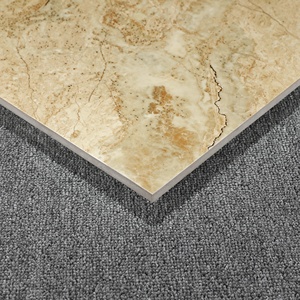 אריחי קרמיקה דמויי שיש בגודל גדול 750*1500 מ\"מ מצופים זהב יוקרתי, מלוטשים, לסלון, ללובי של מלון, לריצוף. - Product Image 4