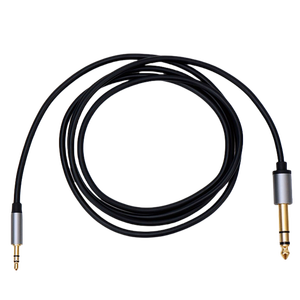 1m 3.3ft 3.5mm a 6.35mm Stereo cavo Audio <span class=keywords><strong>1</strong></span>/<span class=keywords><strong>4</strong></span> <span class=keywords><strong>1</strong></span>/8 cavo Audio da 3.5mm maschio a maschio per microfono amplificatore per chitarra e altoparlante - Product Image 3