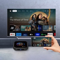 TV98 H728 8K Streaming Internet Ott, WiFi 6 Potente, Octa Core, 4GB RAM, Android 14 Premium, Receptor de TV, España, Reino Unido, Garantía de 12 Meses