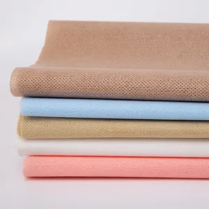 Dyed spunlace nonwoven fabric of polyester or PET/viscose for patch or plaster, dyed nonwoven spunlace,faux leather fabric