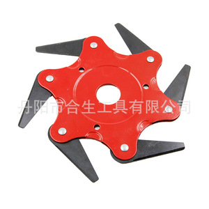 Lame rotative Mr Drill de 25,4 mm en acier au manganèse pour tondeuse à gazon, pour meuleuse d'angle, rouge - Product Image 5