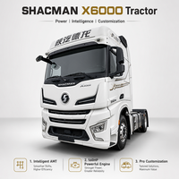 Traktor Head Shacman X6000 6x4 660HP Grade Industri Bekas (Refurbished) dengan Pengiriman Global