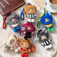 Authentique Jouet en Peluche de la Série Pendentifs Football Sauel Cool, Boîtes Mystères Porte-clés Surprise, Cadeau d'Anniversaire Mignon pour Enfants