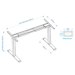 Hiện đại nhà văn phòng đồ nội thất Chiều cao có thể điều chỉnh thông minh Ergonomic trắng nhỏ điện động cơ kép máy tính nghiên cứu bảng đứng bàn - Product Image 4