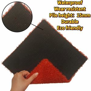 <span class=keywords><strong>Gazon</strong></span> synthétique écologique haute densité de 15mm pour terrains de sport Football Golf et utilisation en intérieur Rouleau vert - Product Image 2