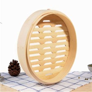 Bammbo Steamer, Vaporera de Bambú, Cesta Escalonada de Bambú de 6 Pulgadas, Tablas para Dim Sum, para Comer Patatas y Camarones - Product Image 5