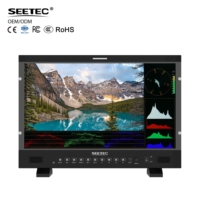 SEETEC P215 PRO Monitor Siaran Langsung 21.5 Inci Full HD 1920x1080 1000nit dengan 3G SDI HDMI Monitor Direktur Siaran