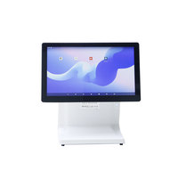 Système de point de vente à écran tactile double 15,6 pouces pour restaurant, utilisation en magasin de détail, Smart Lift 4+64G POS Devise