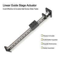 Table de mouvement linéaire CNC à axe XYZ, vis à billes, guide linéaire, actionneur, moteur pas à pas Nema 23