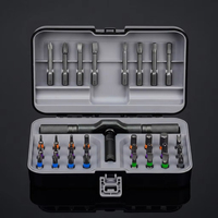 Ensemble de tournevis à cliquet multifonctionnel 33 pièces OEM, embouts en acier S2 de haute qualité, poignée en T, outils de réparation de précision magnétiques, étui