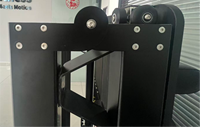 Oferta de Almacén en la UE: Máquina de Pilates Reformer Profesional Plegable de Aluminio Negro, Ligera, Grado Estudio de Yoga