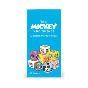 Cubo de Borradores con Diseño de Mickey y Minnie de Disney, con 12 Borradores, Multicolor - Product Image 2
